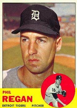 1963 Topps Baseball Cards      494     Phil Regan
